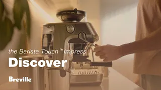 the Barista Touch™ Impress | A precise, mess-free tamp with the Impress™ Puck System | Breville USA