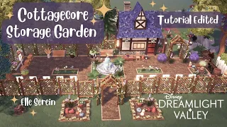 Cottagecore Storage Garden // Decoration and Tutorial in Disney Dreamlight Valley
