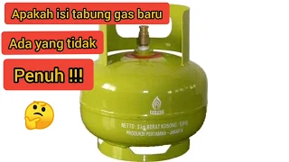Tabung gas tidak penuh, jarum regulator jangan dijadikan pedoman!!!