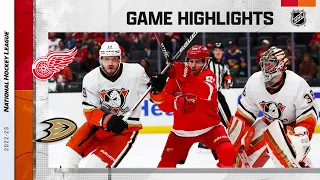 Red Wings @ Ducks 11/15 | NHL Highlights 2022