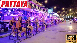 [4K] Pattaya Soi Buakhao  Bars & Scenes, Soi Honey, Soi Chaiyapoon, Soi Boomerang --15 March 2022