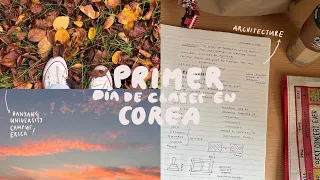 VLOG | Primer día de clases como ESTUDIANTE en COREA DEL SUR 🇰🇷🪭