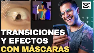 5 TRUCOS: EFECTOS Y TRANSICIONES USANDO MÁSCARAS (¡EL ÚLTIMO ES ESPECTACULAR!) | APP: CAPCUT 📲