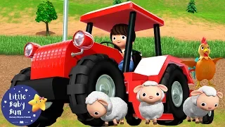 Tractor Song for Kids | LittleBabyBum - Nursery Rhymes for Babies! ABCs and 123s