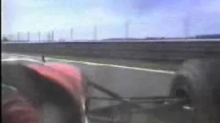 1993 Estoril Mika Häkkinen Crashes Out of McLaren