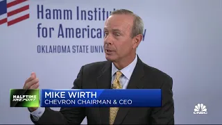 Chevron CEO Mike Wirth on oil prices: Risks remain more to the upside than to the downside