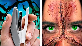 Halloween Party Hacks || Last Minute Halloween Makeup Looks And Costume Ideas