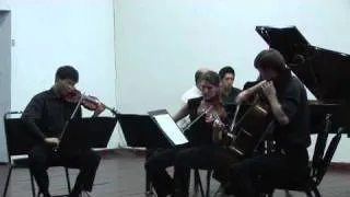 Gabriel Fauré Cuarteto con piano op.15 no. 1 en Do menor - 4to. movimiento
