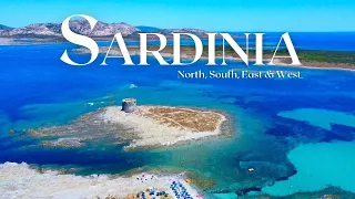 SARDINIA ITALY TRAVEL GUIDE, TOP Sardinia beaches, Italy 4K, STINTINO, CALA DI LUNA, VILLIASUMIUS