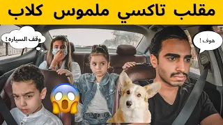 🔴تحذير المقطع يموتت ضحك😂 🔴| مقلب تاكسي يقعد ينبح فالمشوار🐶💔مع ميمو ومها