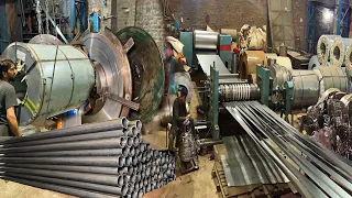 How To Make Stainless Steel Pipe In Factory | Mass production of steel pipes | Stainless Steel Pipes