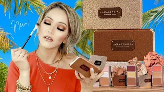 NEW! ANASTASIA BEVERLY HILLS FACE PALETTE COSTA RICA & ITALIAN SUMMER | SUMMER GLOW MAKEUP LOOK