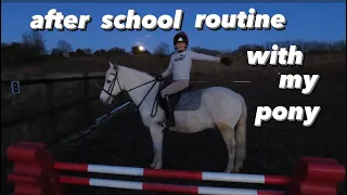 After school routine with my pony (come and jump with us)