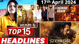 Top 15 Big News of Bollywood | 17th April 2024 | Salman Khan, Bhool Bhulaiyaa 3, Shrikant