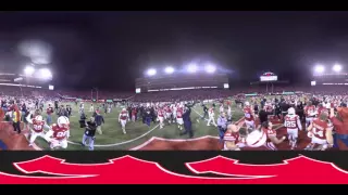 Nebraska On Field Celebration in 360 Degrees