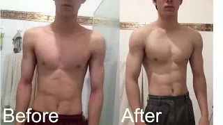 1 Year Calisthenics Transformation  14-15 Years Old