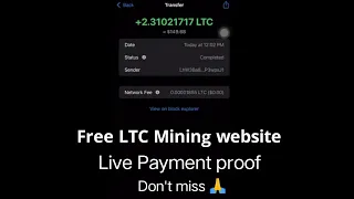 Free litecoin mining sites without investment 2023