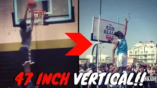 HE ADDED 15+ Inches To His Vertical IN 3 years!!! The Courtland Holloway Story