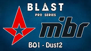 Astralis vs MiBR [Dust2] Highlights - BLAST Pro Series Istanbul 2018