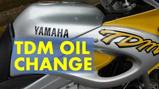 Yamaha TDM 850 4TX Oil Change