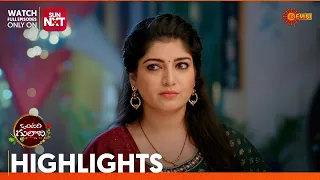 Vontari Gulabi - Highlights of the day | Watch full EP only on Sun NXT | 31 May 2024 | Gemini TV