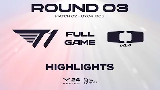 Full Highlights T1 vs DK | Playoffs Round 3 Nhánh Thua | LCK Mùa Xuân 2024 [07.04.2024]