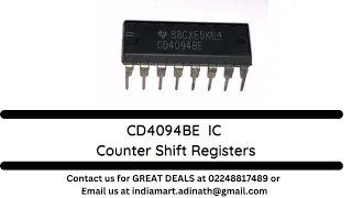 CD4094BE  IC Counter Shift Registers