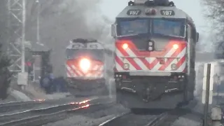 Metra Rush Hour on the “Racetrack” at Fairview Ave