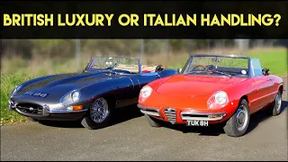 The Best Of Jaguar and Alfa - But Which Should You Pick? Duetto Spider Vs Jaguar E-type