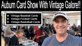 Digging for Deals at a Local Card Show- Vintage Cards Everywhere!!