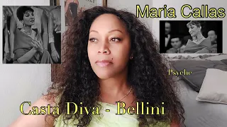 REACTION BY PSYCHE Maria Callas sings "Casta Diva" Bellini  Norma, Act 1   HD 720p