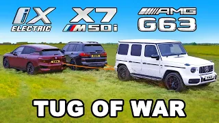 BMW iX v BMW X7 v AMG G63: TUG-OF-WAR