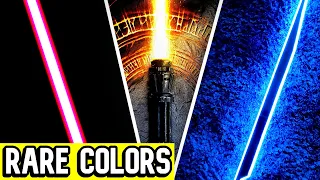 What Are The Rarest Lightsaber Colors? #shorts