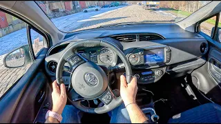 2019 Toyota Yaris III [1.5 Hybrid 100HP] |0-100| POV Test Drive #1583 Joe Black