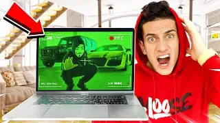 MYSTERY NEIGHBOR TRIED TO STEAL MY SPY AUDI SUPER CAR! **CAUGHT ON CAMERA**