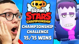 OSVOJIO SAM 15-0 CHALLENGE SA NAJGORIM BRAWLEROM U IGRICI | Brawl Stars