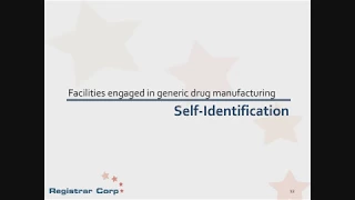 U.S. FDA Self-Identification Requirements for Generic Drugs