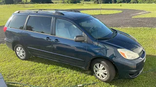 Toyota Sienna vibration while driving and idling in drive