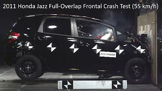 2011 Honda Jazz Full-Overlap Frontal Crash Test (JARI)