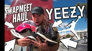 YEEZYs COP'T (NOT CLICKBAIT) JORDANS!SWAPMEET HAUL! Trip to the thrift #346