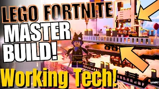 Master Build: The World's First Rotating Platform w/Lift - Lego Fortnite Epic Builds Vehicle Series