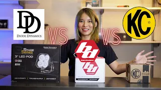 Baja Designs VS  Diode Dynamics VS KC｜Which Pod Light Will You Choose?