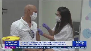 Extra COVID shot OK’d by FDA for those with weak immune systems
