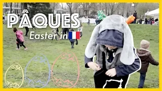 Egg hunting for Easter(Pâques) in Paris, France