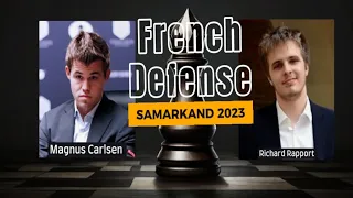Magnus Carlsen vs Richard Rapport (2023) #blitz #chess