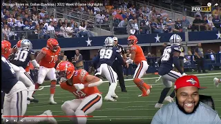 Chicago Bears vs. Dallas Cowboys | 2022 Week 8 Game Highlights(reaction)