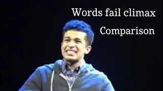 Words Fail climax comparison , Dear Evan Hansen.