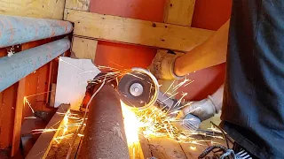 Heavy works on our steel boat - Week 4 - Vintage Yacht Restoration Vlog