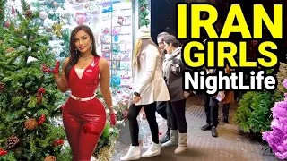 STREET STYLE of IRANIAN Girls 🇮🇷 Nightlife in Luxury Neighborhood, Iran 2024 ایران