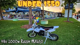Best Budget Razor Mods | 48V 2000w MX650 for Under $550! Links in Description